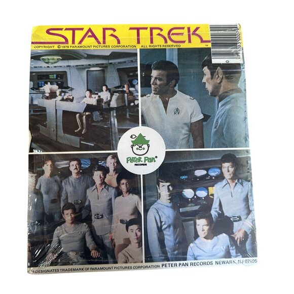 Star Trek Record Set 4 Records The Original Series Peter Pan Records 1979 - Picture 8 of 10